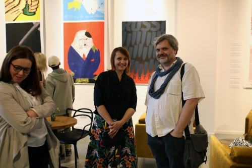 Wernisaż wystawy Ukraiński plakat walczy!, zdj. Justyna Żak