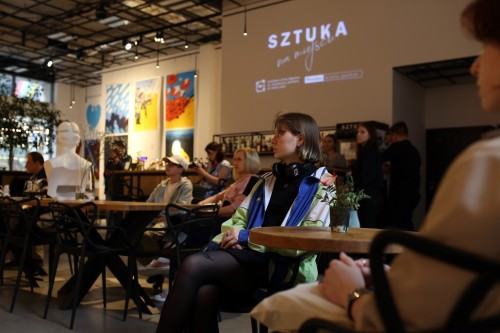 Wernisaż wystawy Ukraiński plakat walczy!, zdj. Justyna Żak