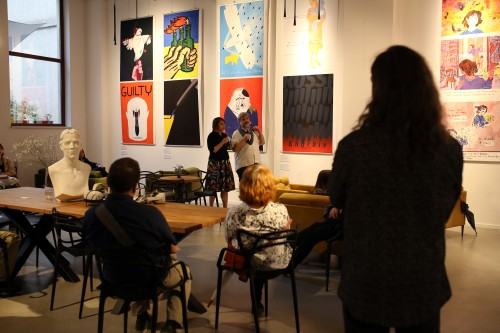 Wernisaż wystawy Ukraiński plakat walczy!, zdj. Justyna Żak