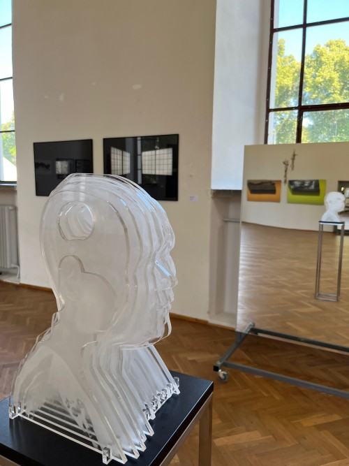 fotorelacja wystawy Wrocławskiej Szkoły Grafiki - Impresoria. Obraz uwielbiony, Evangelik, Ziębice