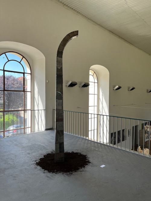 fotorelacja wystawy Wrocławskiej Szkoły Grafiki - Impresoria. Obraz uwielbiony, Evangelik, Ziębice