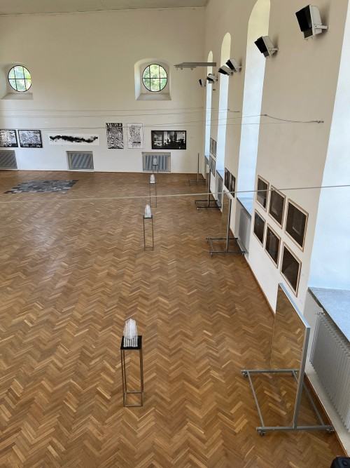 fotorelacja wystawy Wrocławskiej Szkoły Grafiki - Impresoria. Obraz uwielbiony, Evangelik, Ziębice