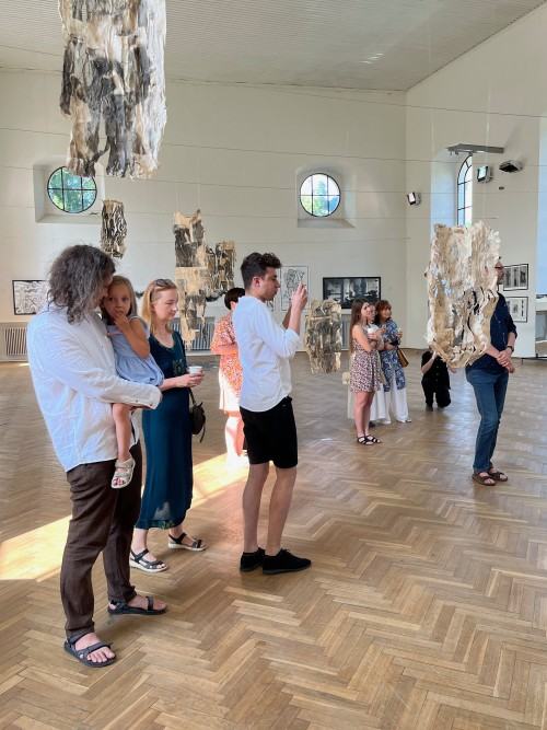 fotorelacja wystawy Wrocławskiej Szkoły Grafiki - Impresoria. Obraz uwielbiony, Evangelik, Ziębice