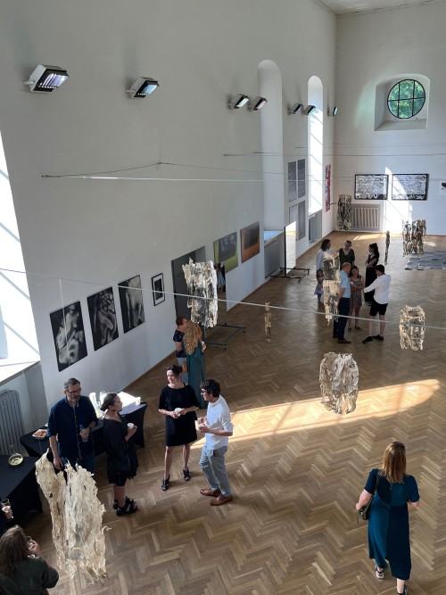 fotorelacja wystawy Wrocławskiej Szkoły Grafiki - Impresoria. Obraz uwielbiony, Evangelik, Ziębice