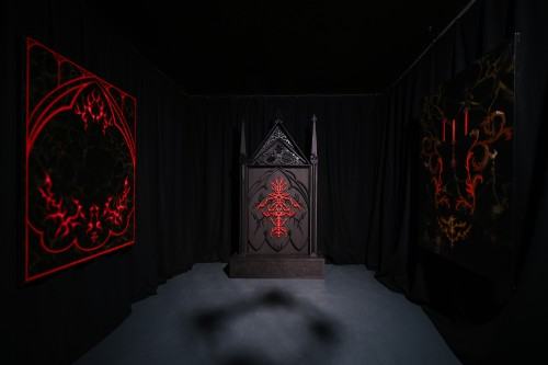 Justyna Baśnik, Adoratio, exhibition view, Łęctwo