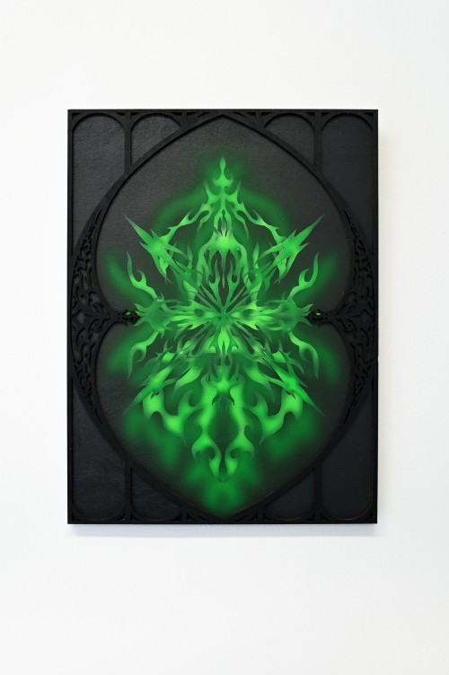 Justyna Baśnik, Adoratio, exhibition view, Łęctwo