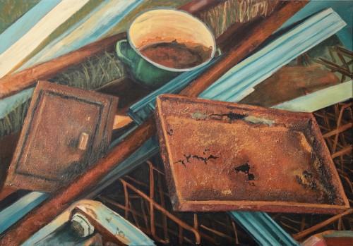 Magdalena Grzela, bez tytułu I, technika akryl na płótnie, 2023, zdj. Katarzyna Rutkowska