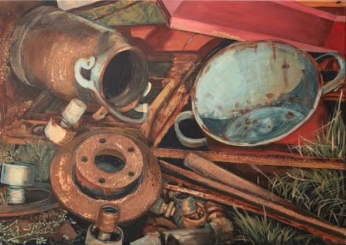 Magdalena Grzela, bez tytułu III, technika akryl na płótnie, 2023, zdj. Katarzyna Rutkowska