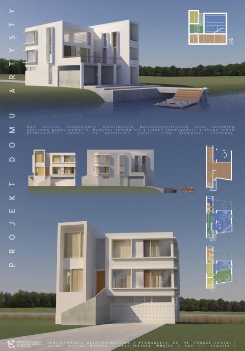 Michał Werner, dom artysty 