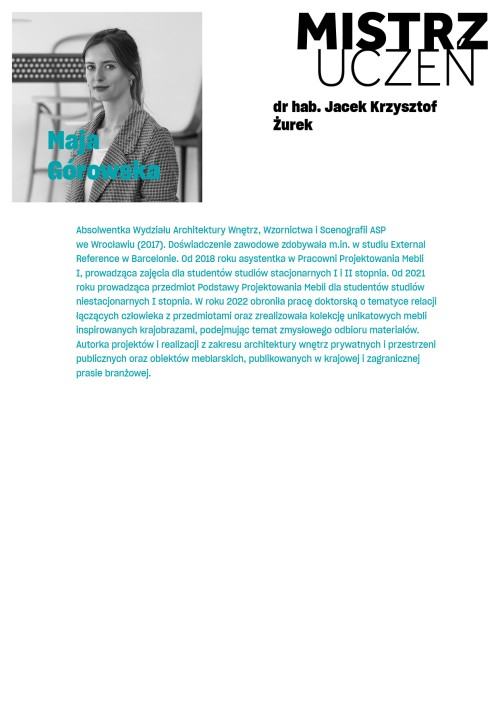 Widok wystawy. Wystawa „Mistrz-Uczeń” pedagogów i studentów Wydziału Architektury Wnętrz, Wzornictwa i Scenografii ASP we Wrocławiu na Politechnice Śląskiej w Gliwicach