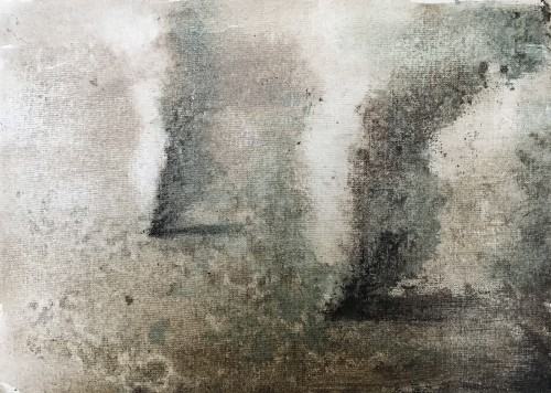 Jarosław Grulkowski, Oswajanie, 15x21 cm, gwasz na płótnie, 2022