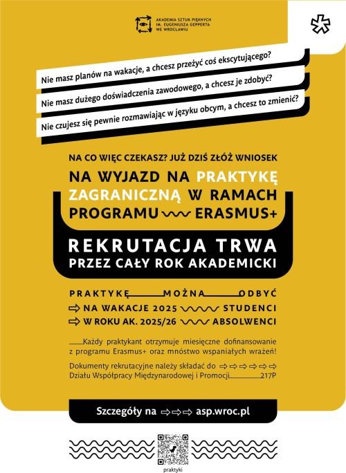 Erasmus + praktyki