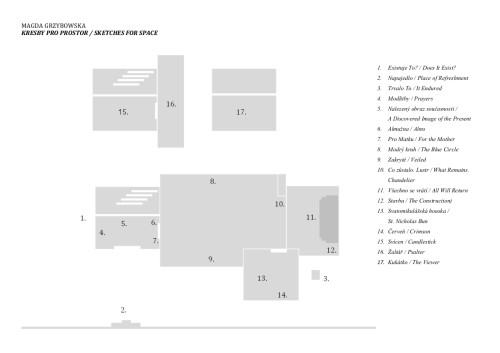 Magda Grzybowska  Szkice do przestrzeni / Skici pro prostor /  Sketches for space