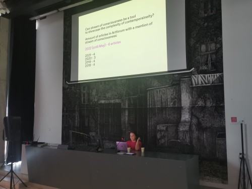 Zdjęcie z sympozjum Research Metchod in Visual Arts