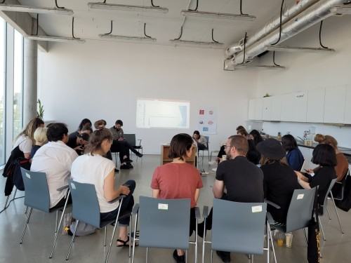 Zdjęcie z sympozjum Research Metchod in Visual Arts