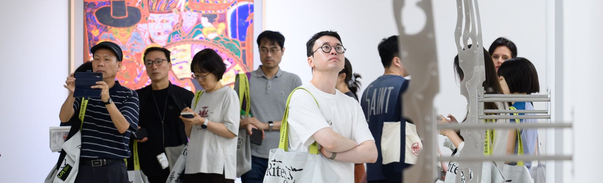 Otwarcie wystawy Rites of Passage w ramach Polskiego Pawilonu na 16 Międzynarodowym Gwangju Biennale, Korea Południowa, 2026, fot. Kuba Celej, Materiały prasowe Instytutu Adama Mickiewicza