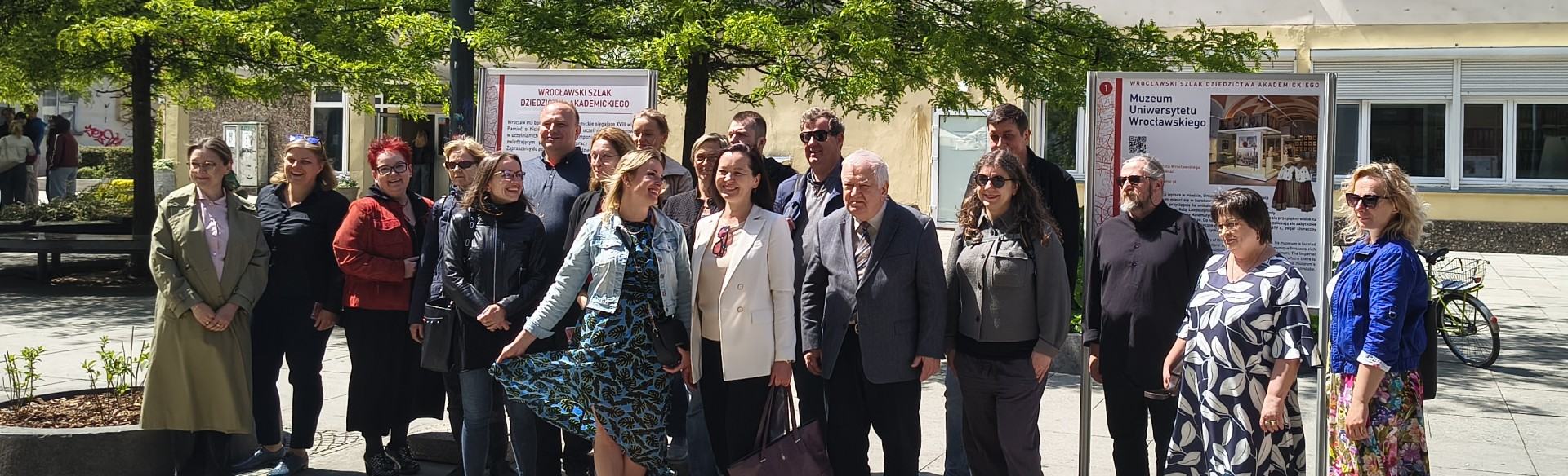 Otwarcie wystawy Wrocławski Szlak Dziedzictwa Akademickiego Otwarcie wystawy Wrocławski Szlak Dziedzictwa Akademickiego