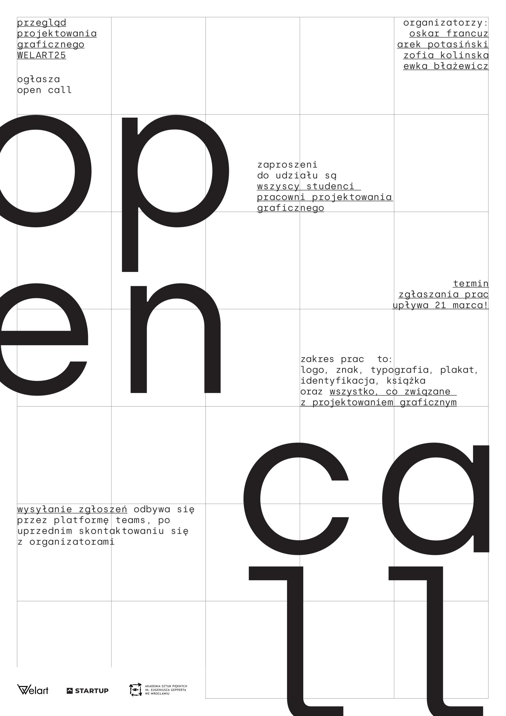 Open Call Welart25