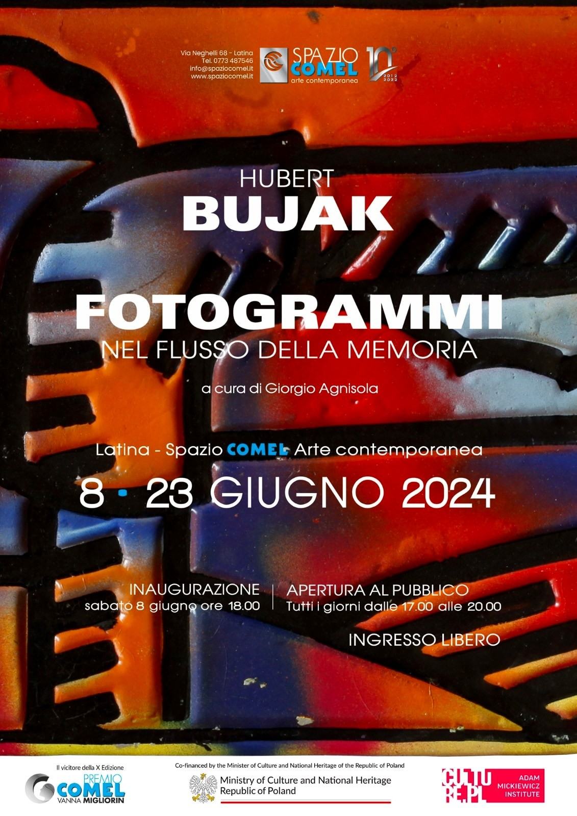 Wystawa Huberta Bujaka, pt. Kadry w strumieniu pamięci we Włoszech