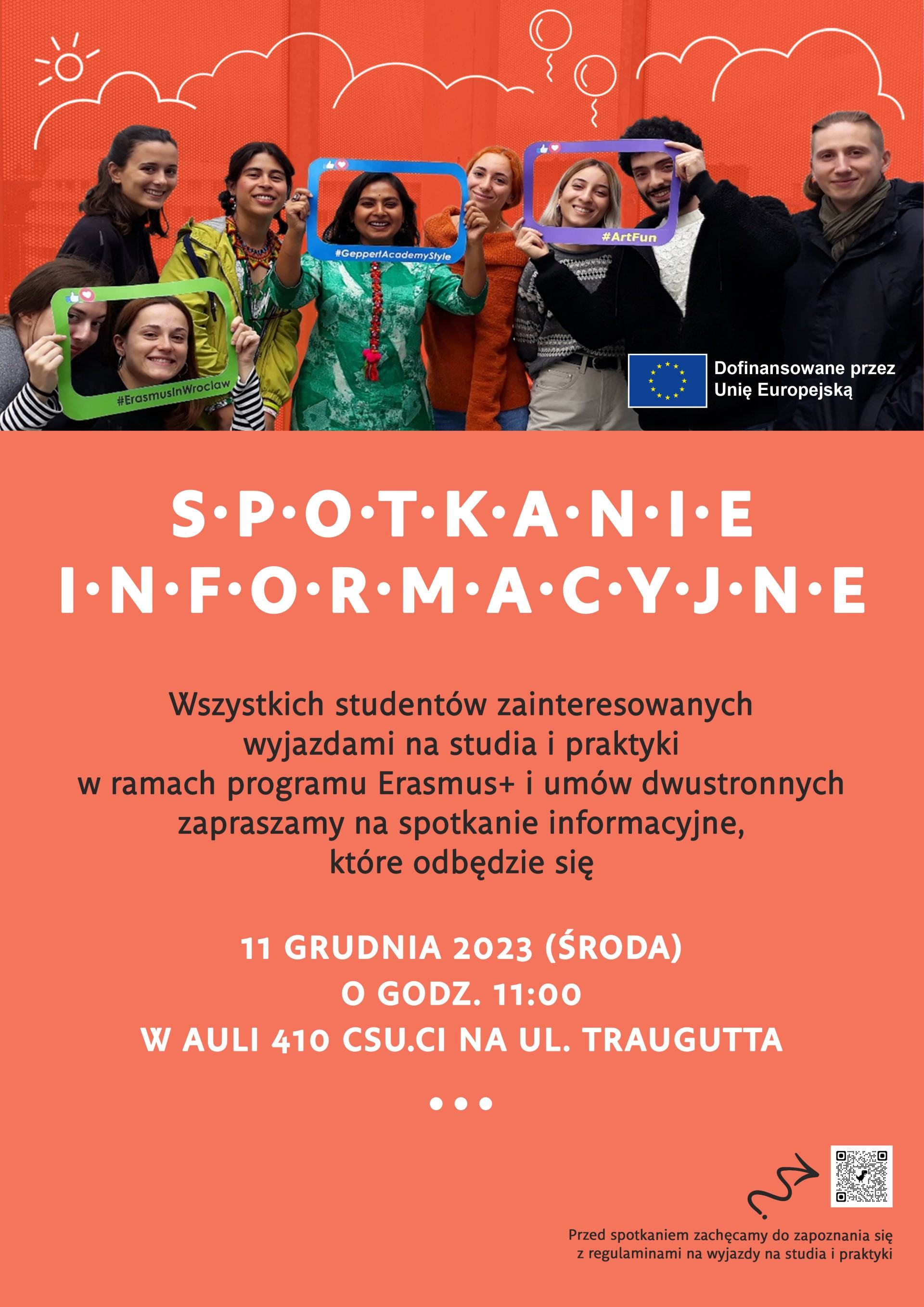 Spotkanie informacyjne Erasmus+