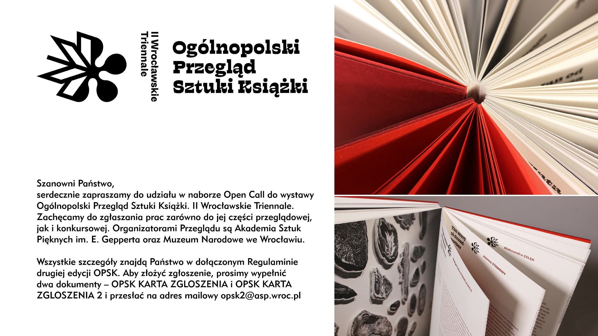 Ogólnopolski Przegląd Sztuki Książki. II Wrocławskie Triennale.