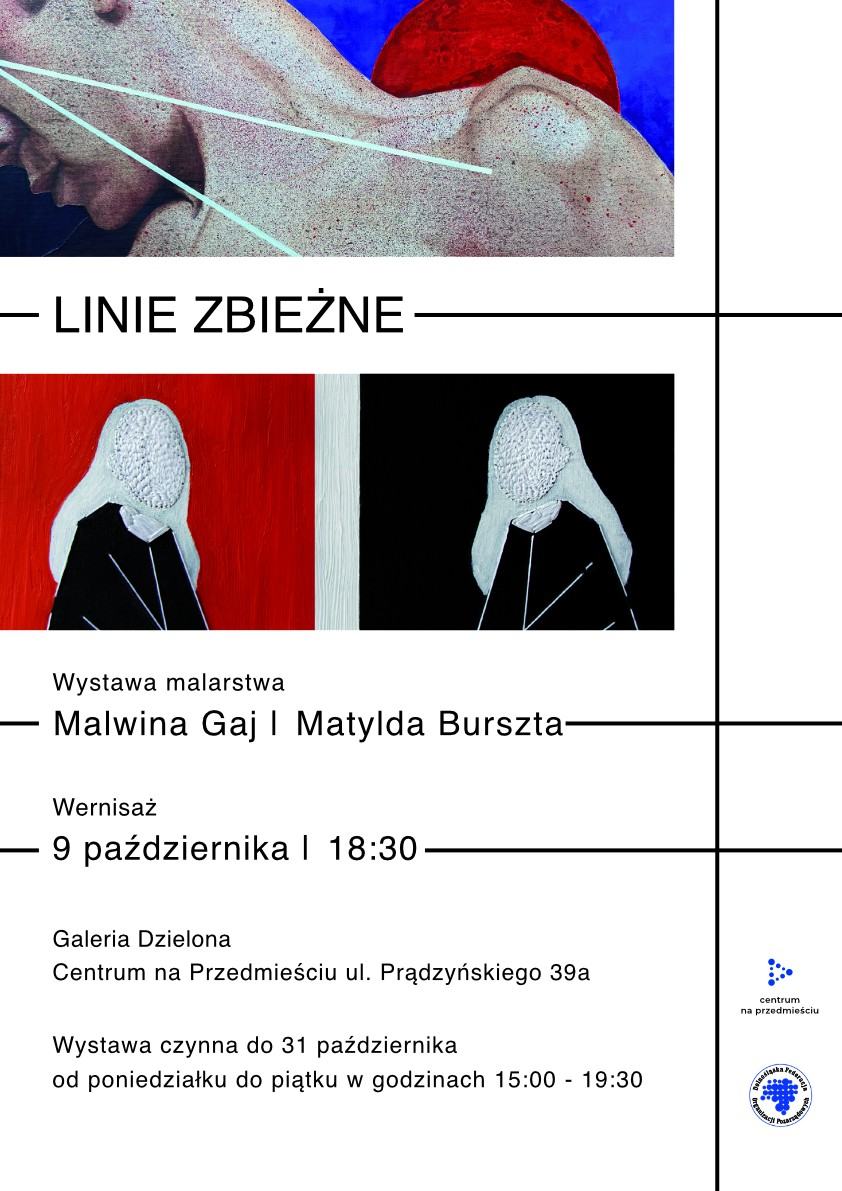 Linie zbieżne. Wystawa malarstwa Malwiny Gaj i Matyldy Burszty