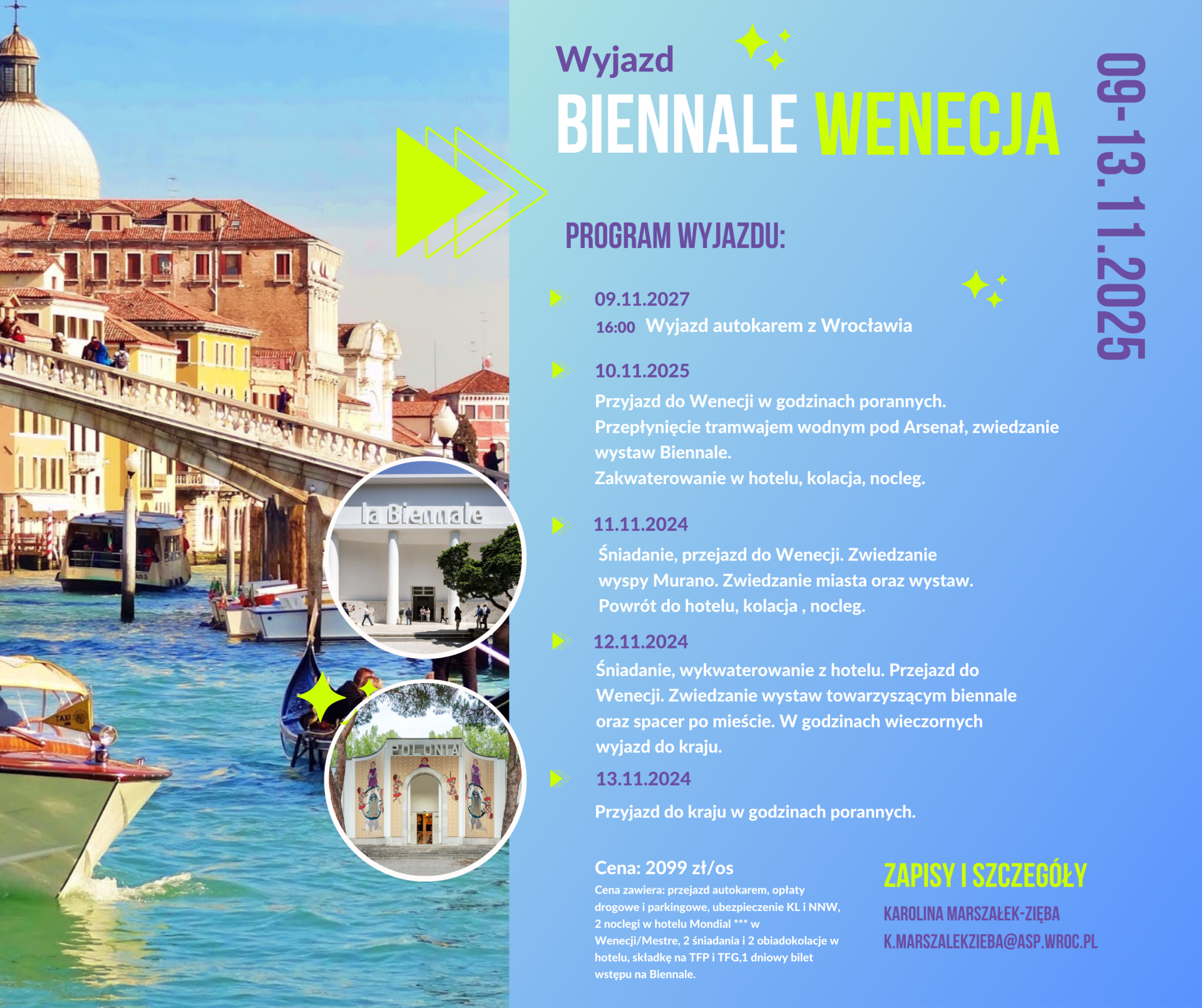 Wyrusz z nami do Wenecji na Biennale! 