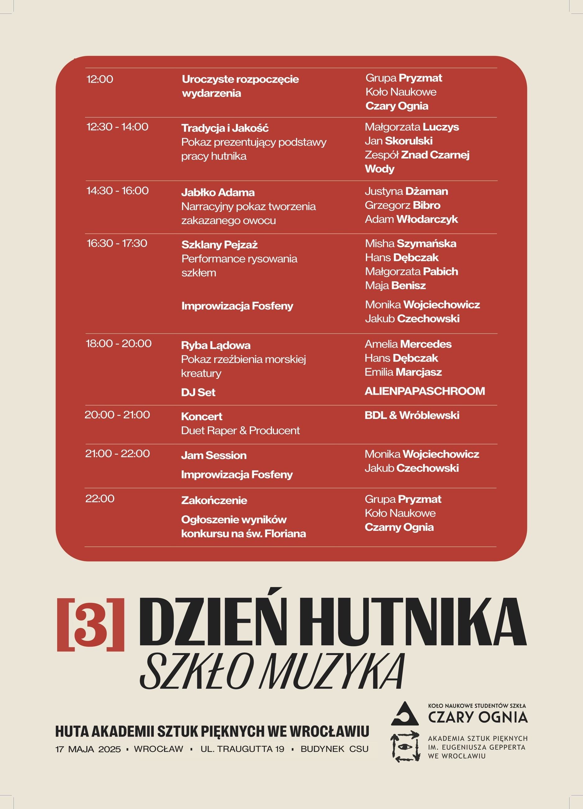 3 Edycja Dnia Hutnika na ASP we Wrocławiu