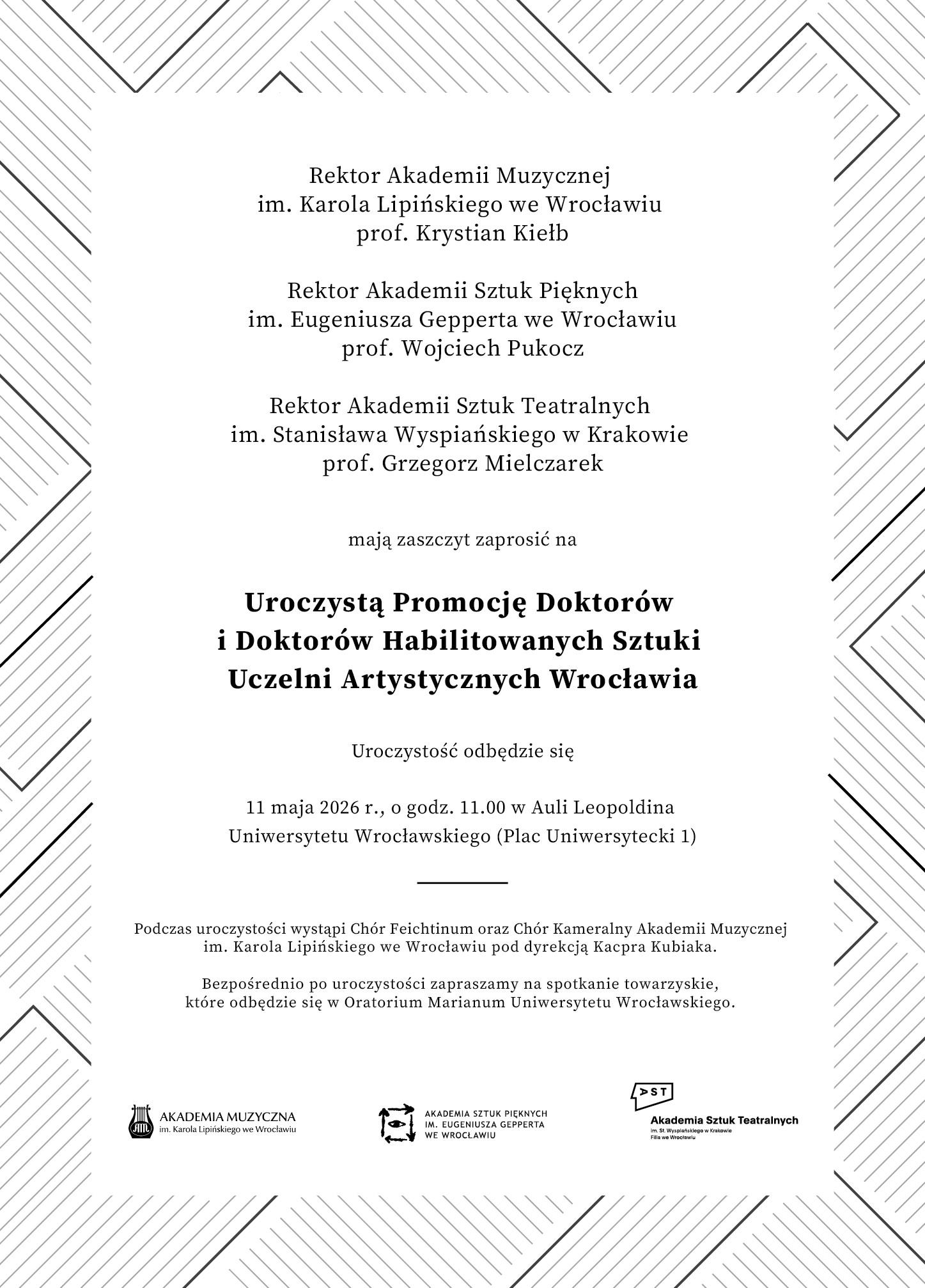 Uroczysta Promocja Doktorów i Doktorów Habilitowanych 2026