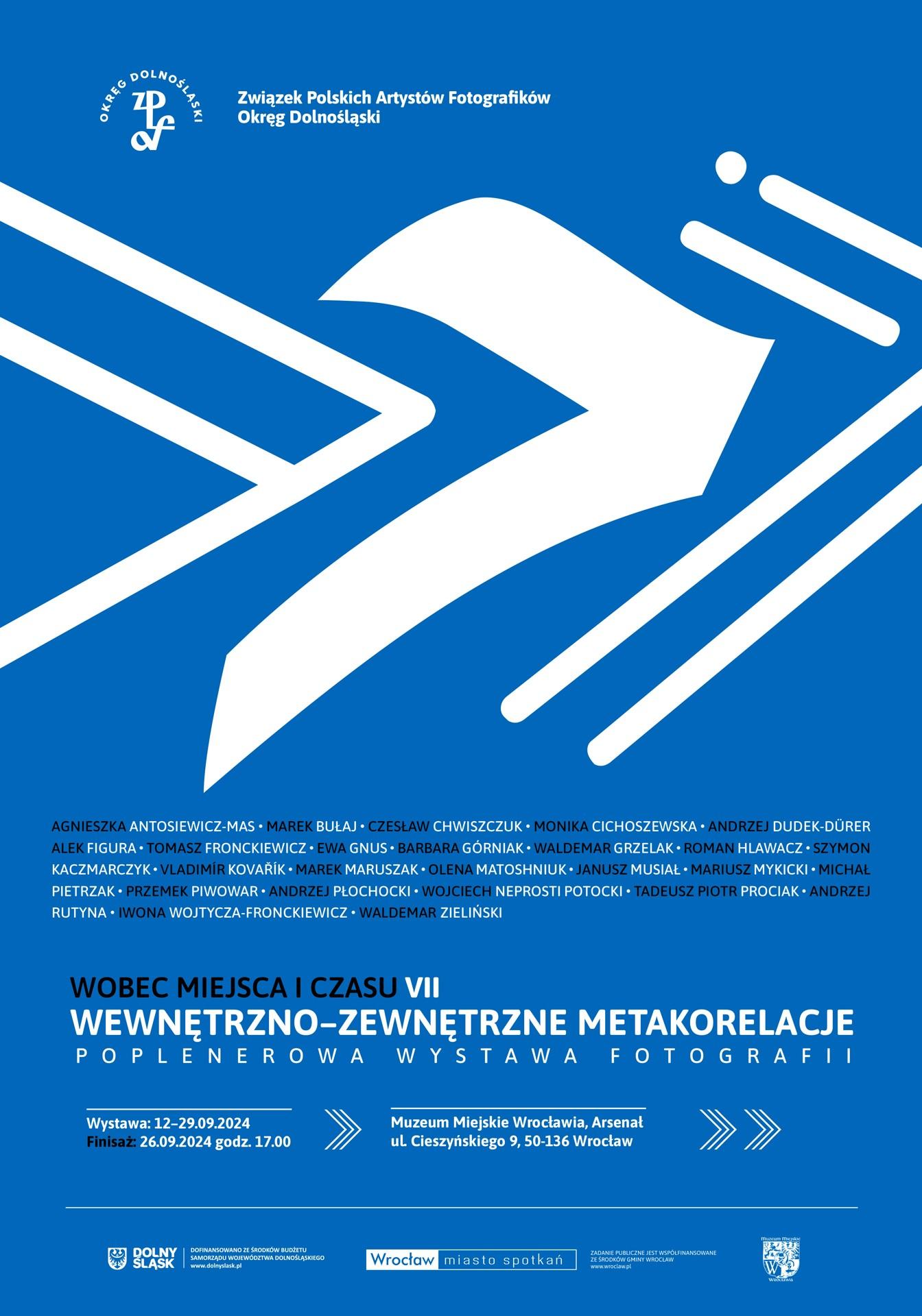 Wewnętrzno-zewnętrzne metakorelacje Wobec miejsca i czasu VII